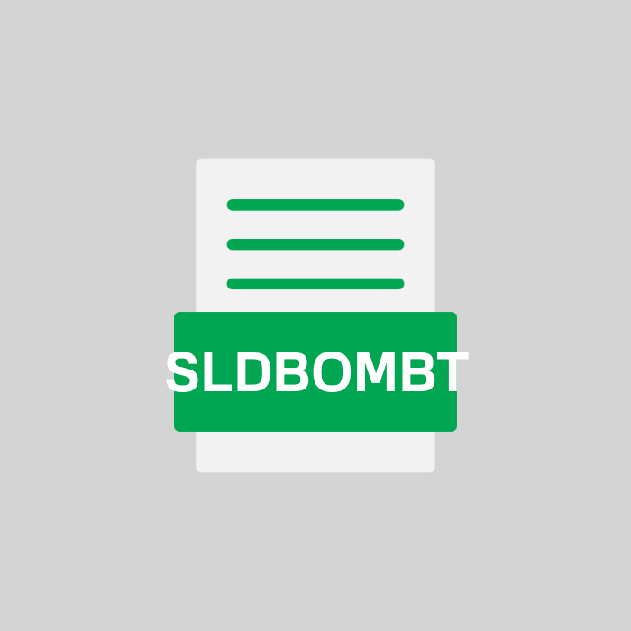 SLDBOMBT Endung