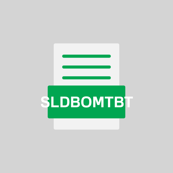 SLDBOMTBT Endung