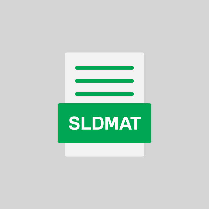 SLDMAT Endung