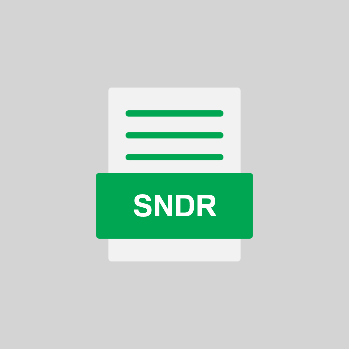 SNDR Endung