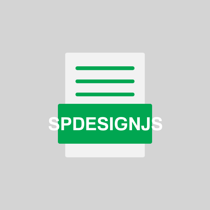 SPDESIGNJS Endung