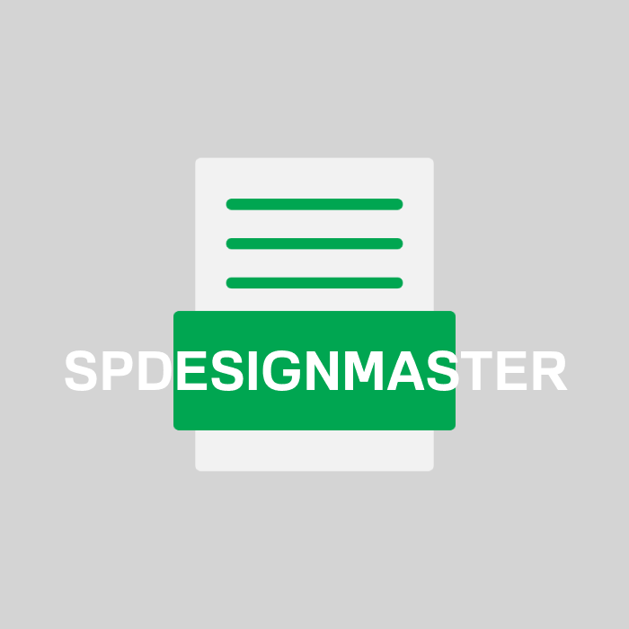 SPDESIGNMASTER Endung