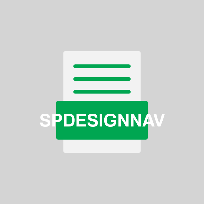 SPDESIGNNAV Endung