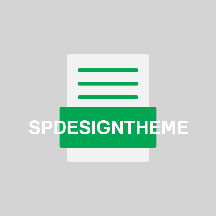 SPDESIGNTHEME Endung