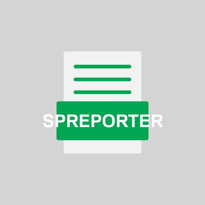 SPREPORTER Endung