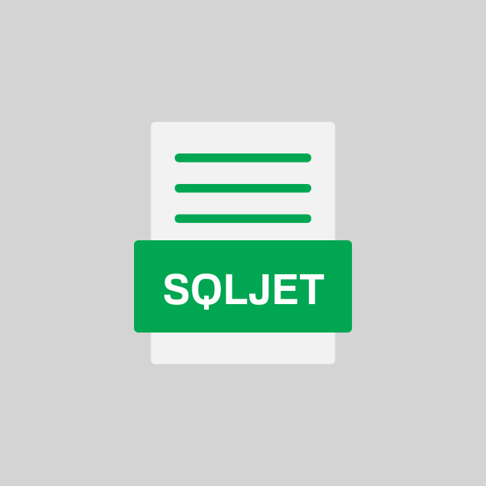 SQLJET Endung