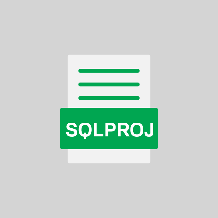 SQLPROJ Endung