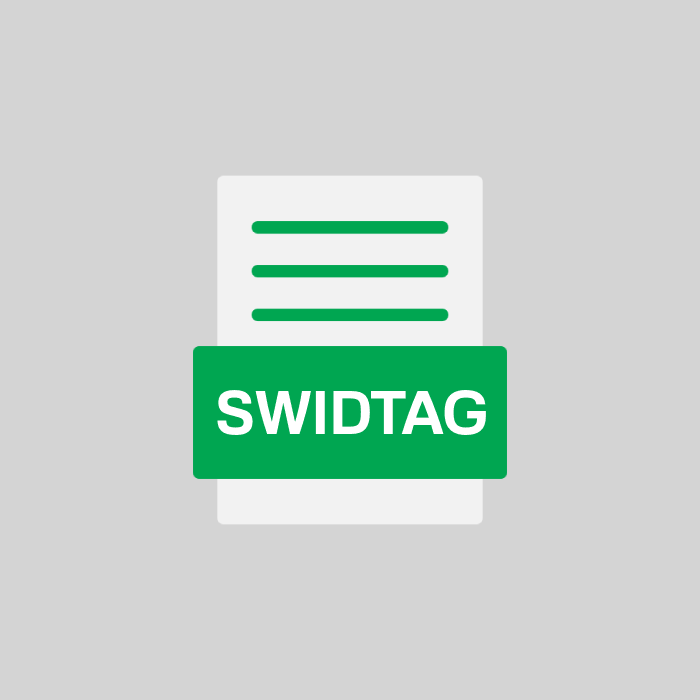 SWIDTAG Endung