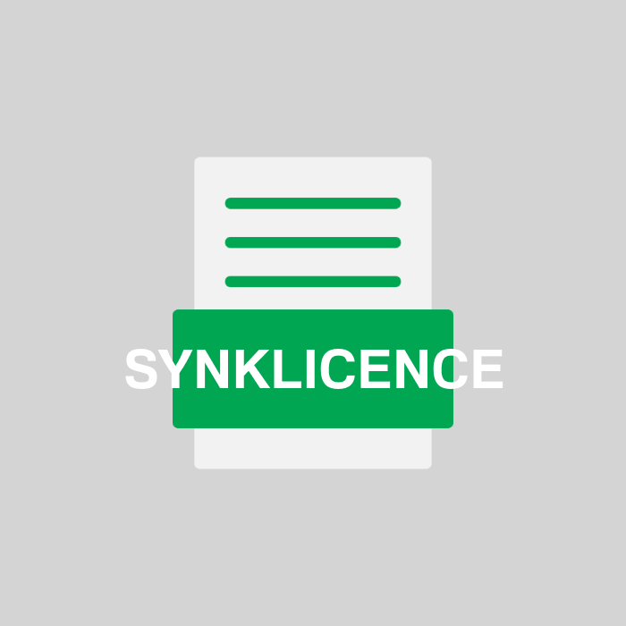 SYNKLICENCE Endung