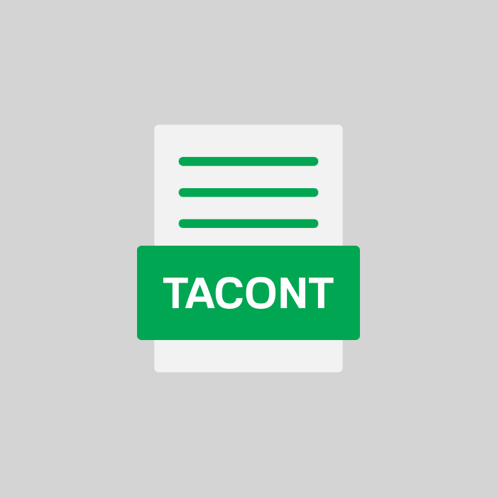 TACONT Endung