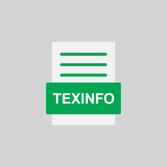 TEXINFO Endung