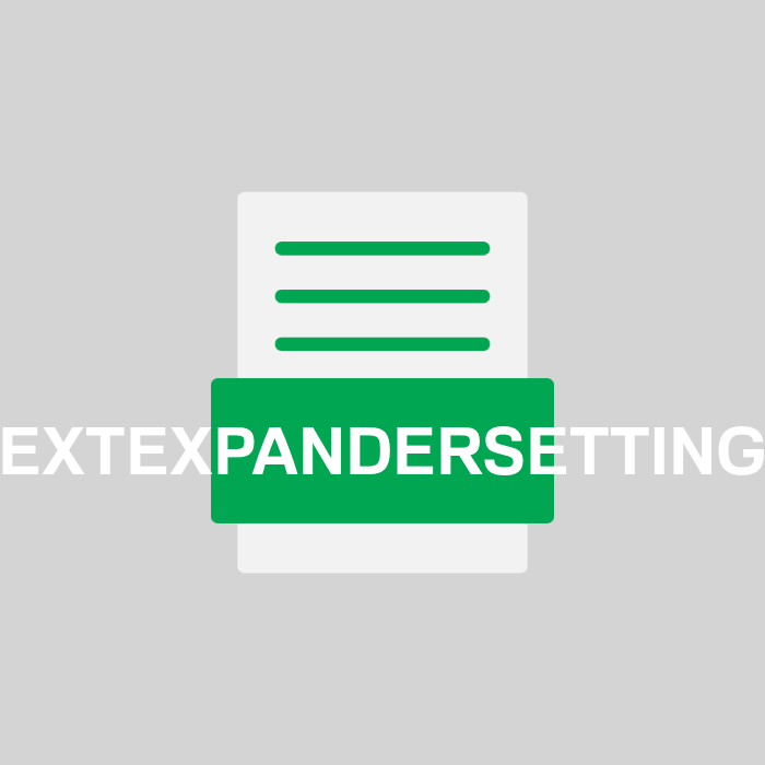 TEXTEXPANDERSETTINGS Endung