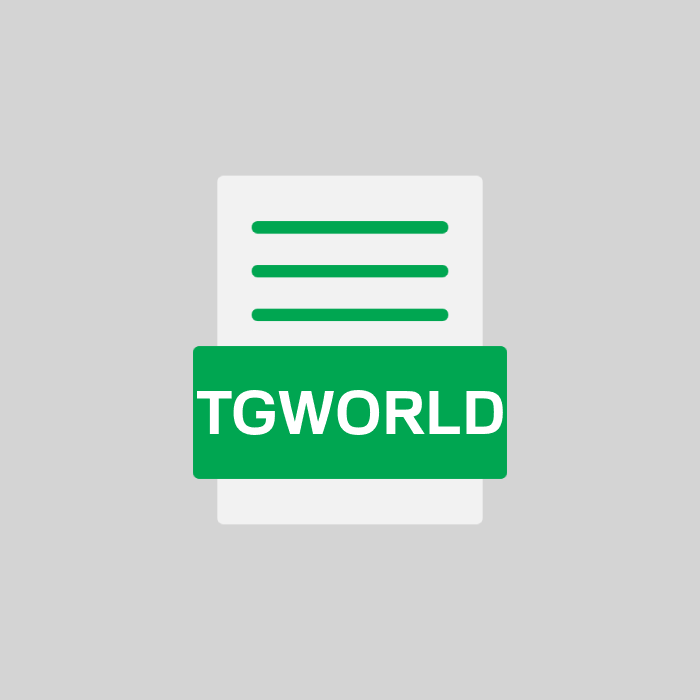 TGWORLD Endung