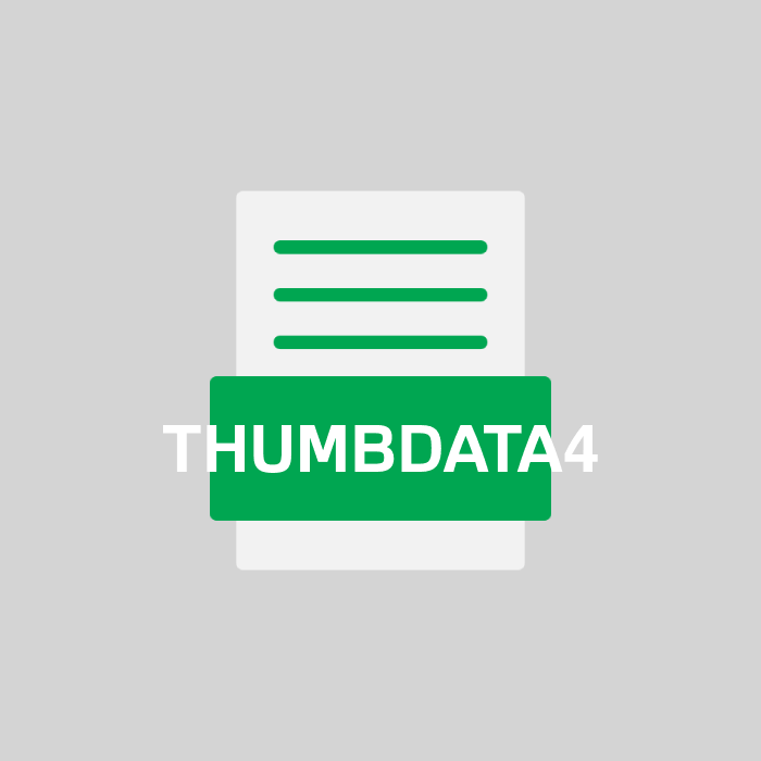 THUMBDATA4 Endung