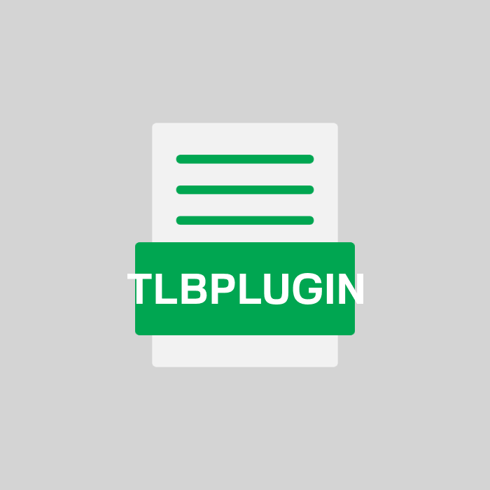 TLBPLUGIN Endung