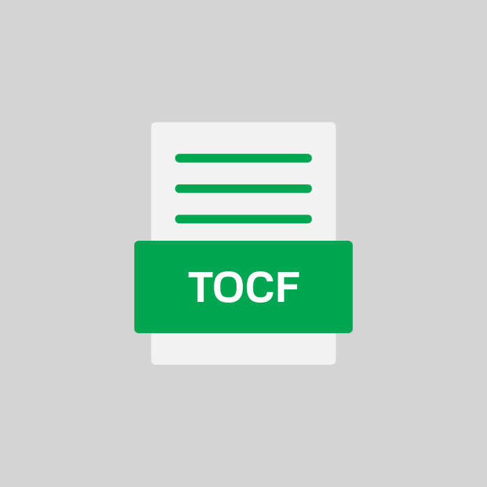 TOCF Endung