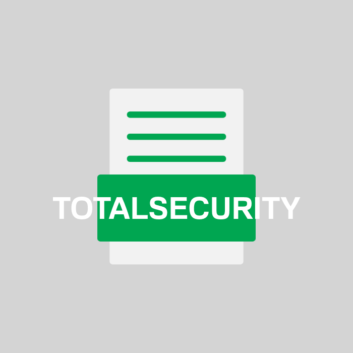 TOTALSECURITY Endung