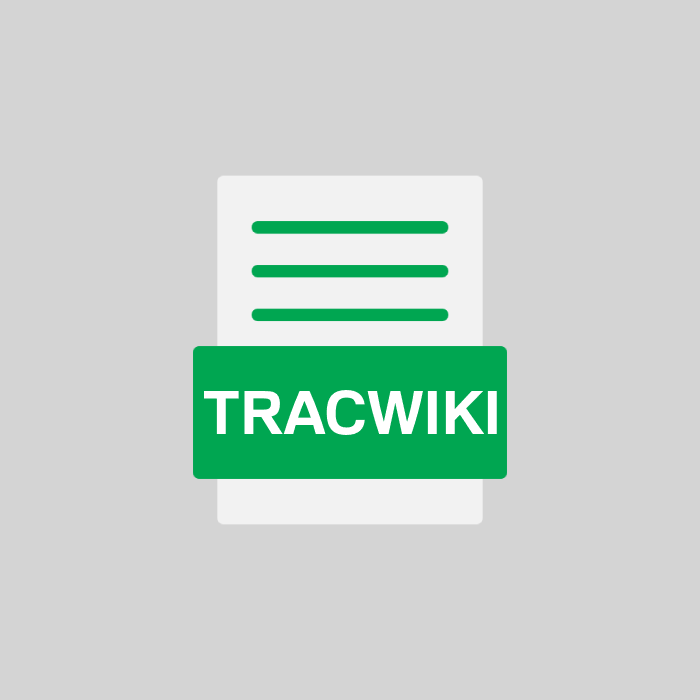 TRACWIKI Endung