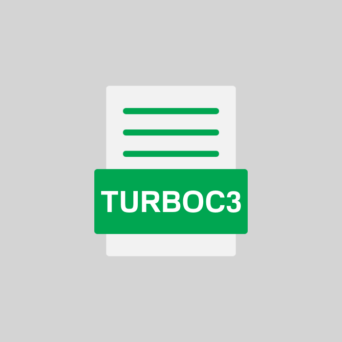 TURBOC3 Endung