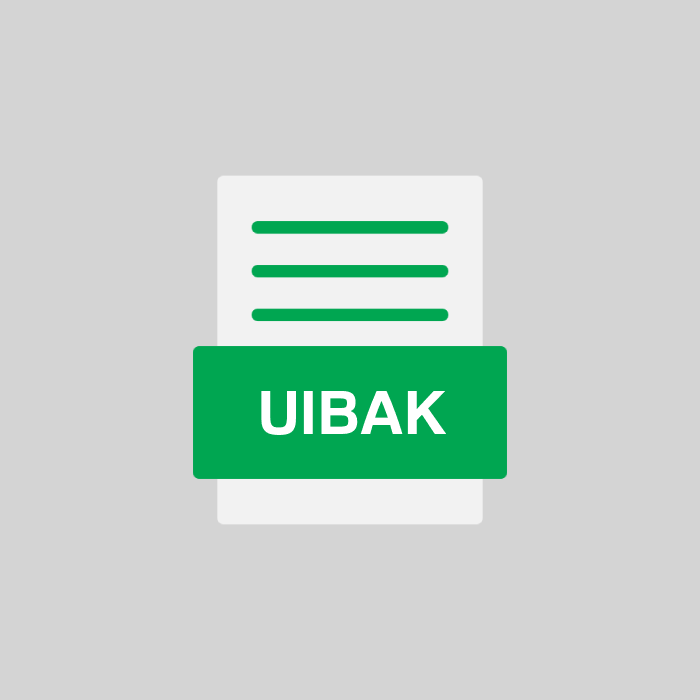 UIBAK Endung