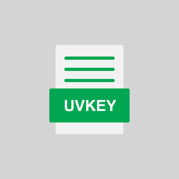 UVKEY Endung