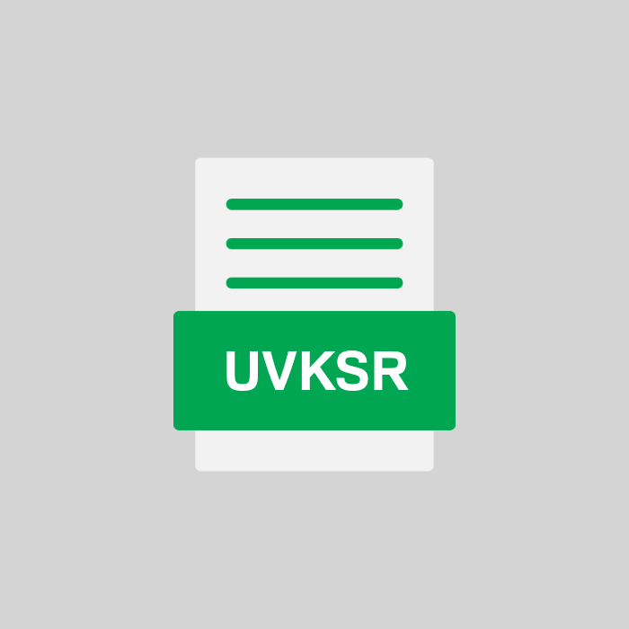 UVKSR Endung