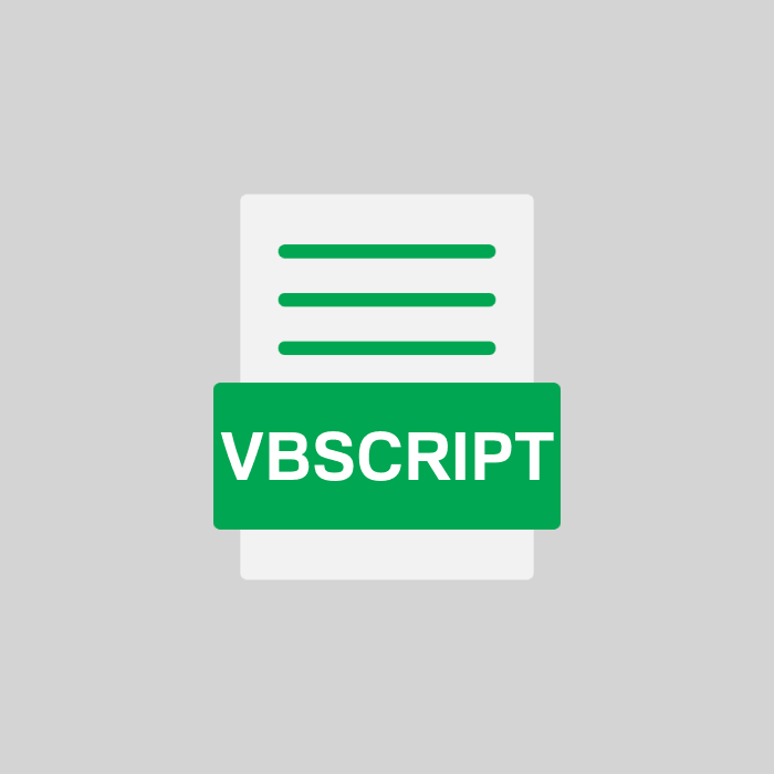 VBSCRIPT Endung