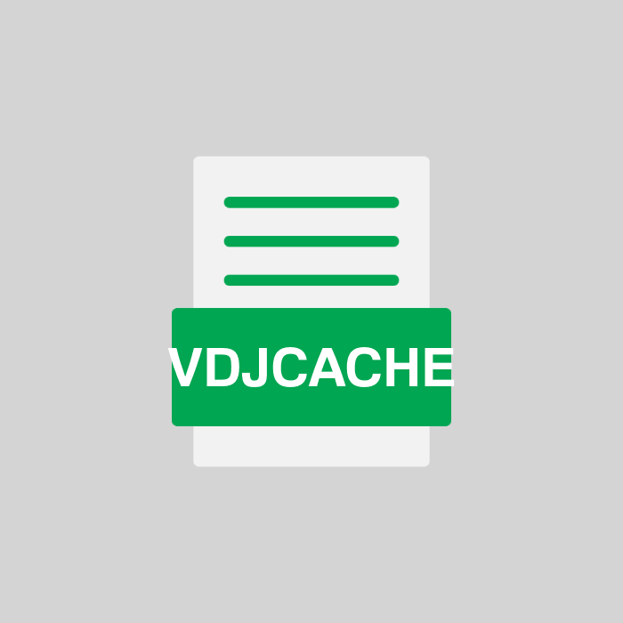 VDJCACHE Endung