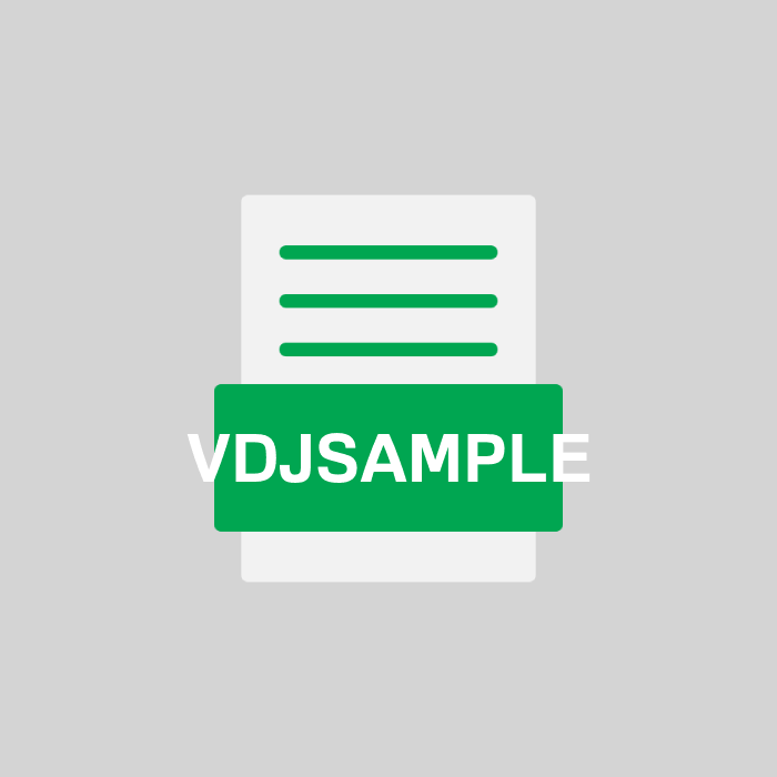 VDJSAMPLE Endung