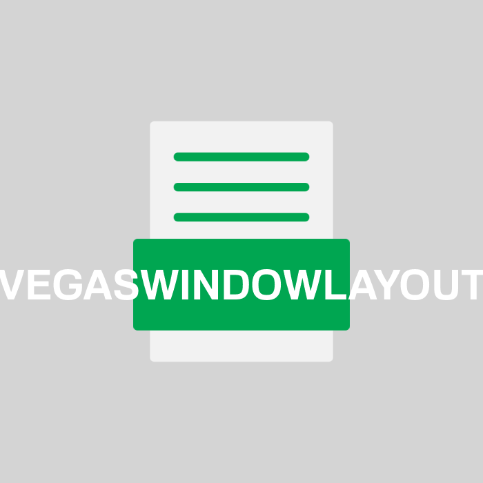 VEGASWINDOWLAYOUT Endung