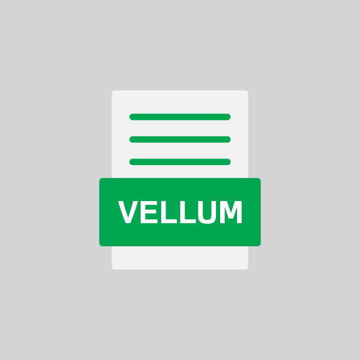 VELLUM Endung