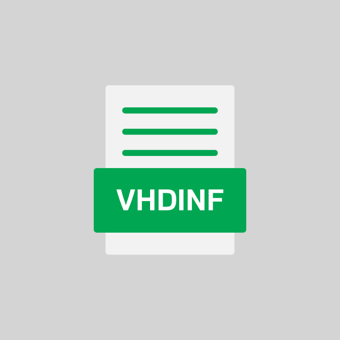 VHDINF Endung