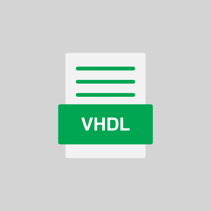 VHDL Endung