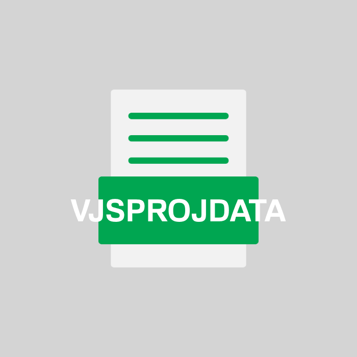 VJSPROJDATA Endung