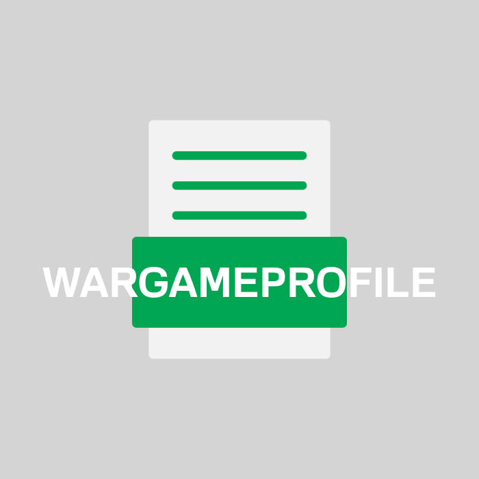 WARGAMEPROFILE Endung