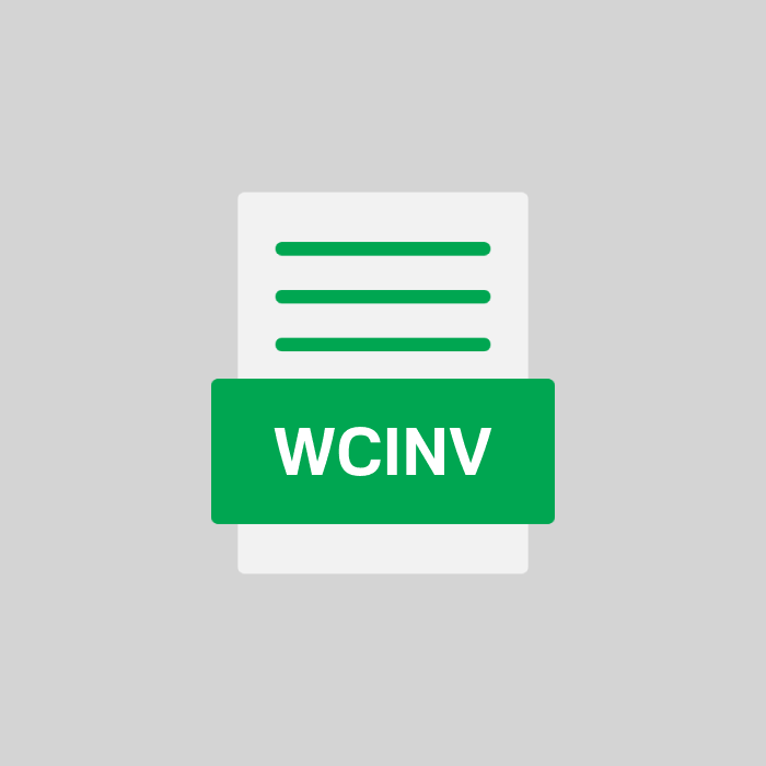 WCINV Endung