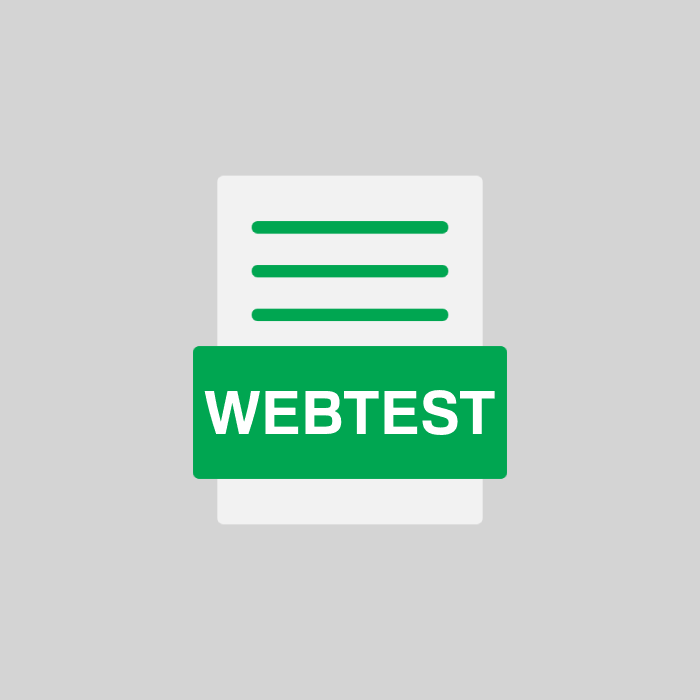 WEBTEST Endung