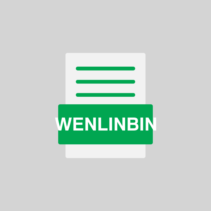 WENLINBIN Endung