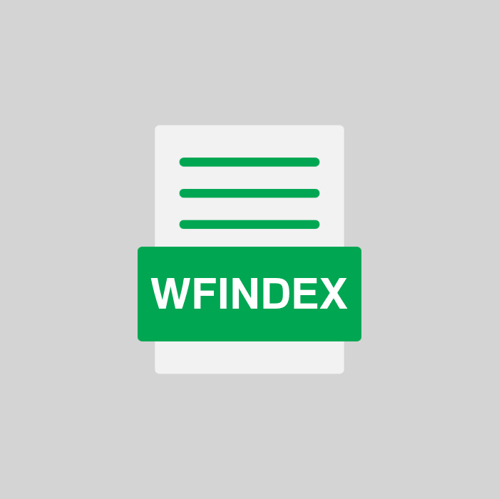 WFINDEX Endung