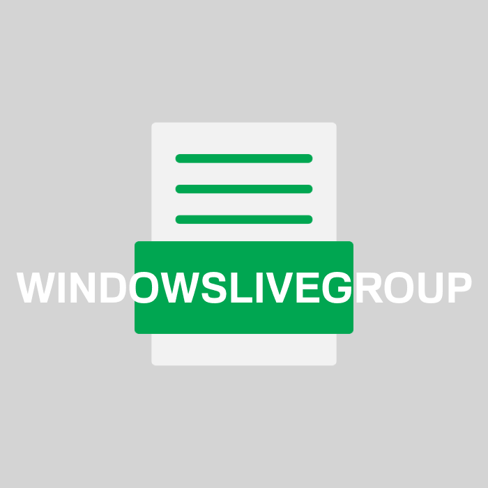 WINDOWSLIVEGROUP Endung