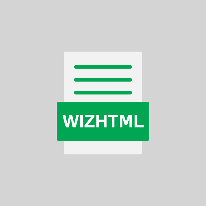 WIZHTML Endung