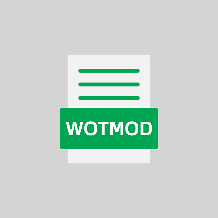 WOTMOD Endung