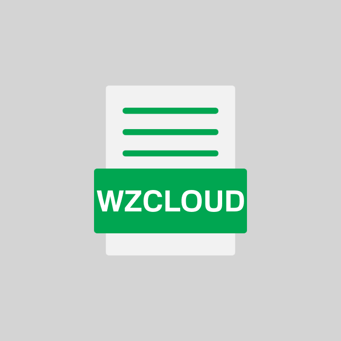 WZCLOUD Endung