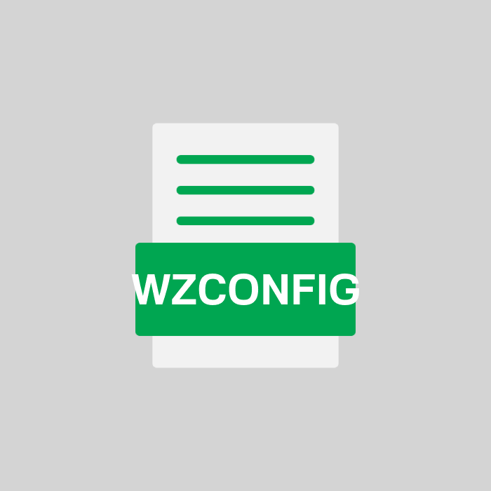 WZCONFIG Endung