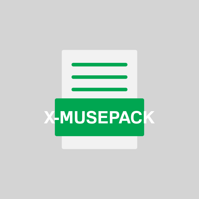 X-MUSEPACK Endung