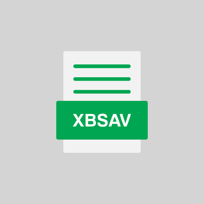 XBSAV Endung
