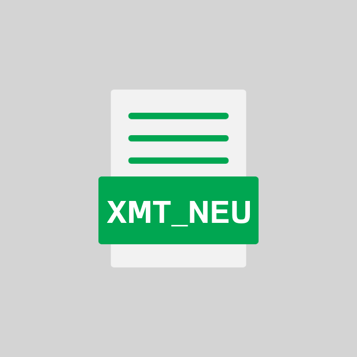 XMT_NEU Endung