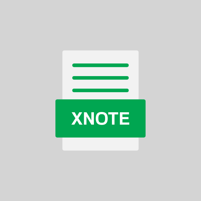 XNOTE Endung