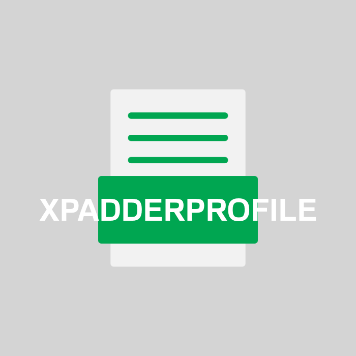 XPADDERPROFILE Endung