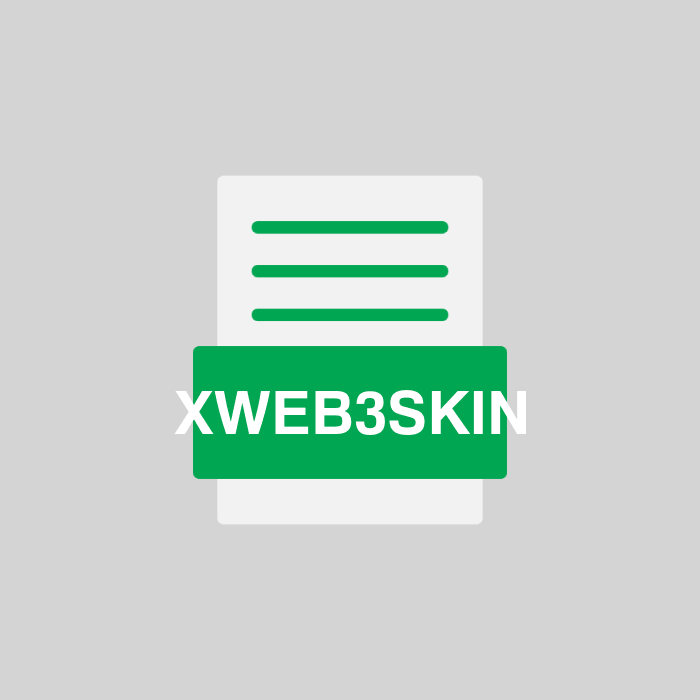 XWEB3SKIN Endung